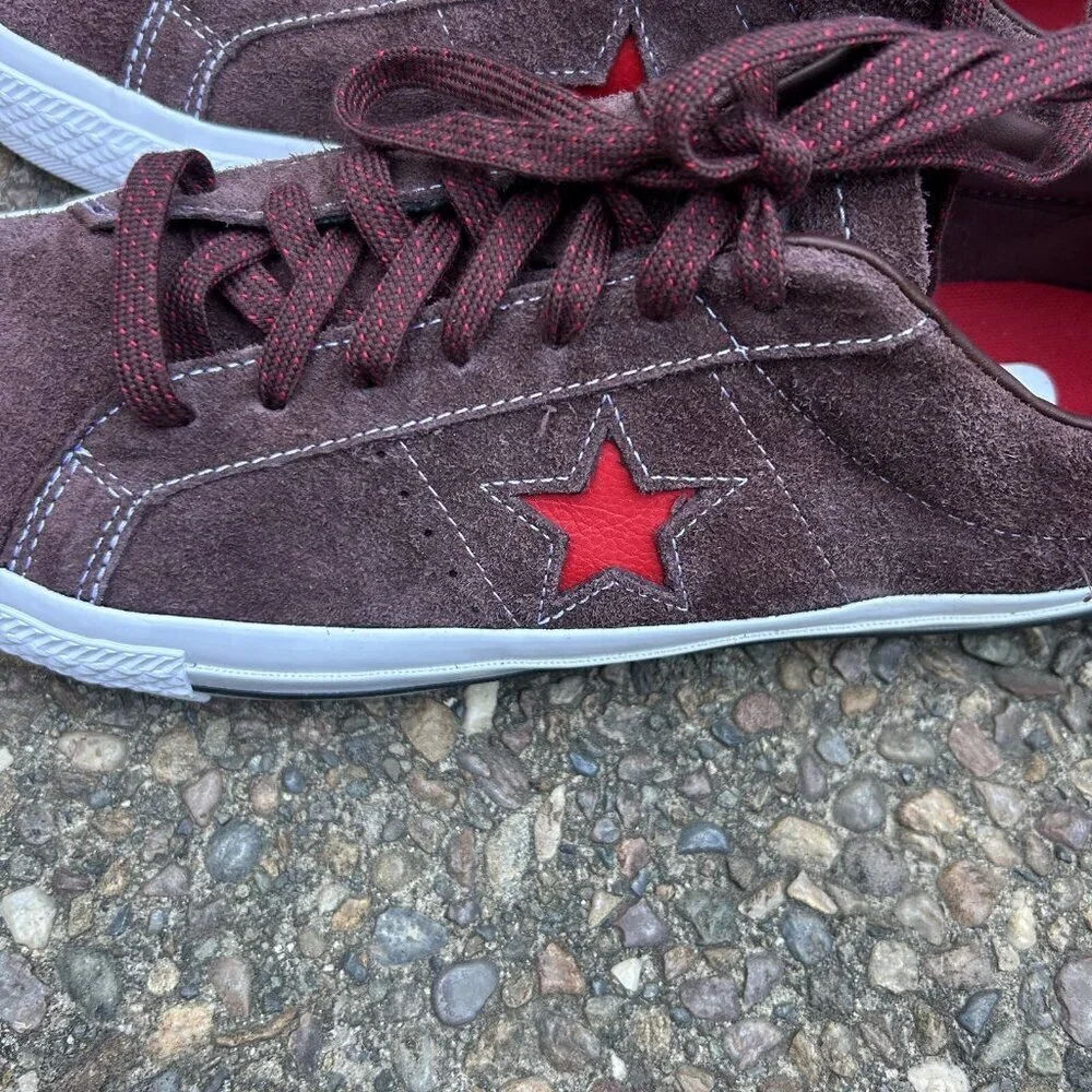 Converse Cons One Star Pro Ox Legend Brown Suede Skate Shoes A05325C Size 10